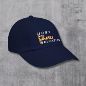 CAPPELLO CON VISIERA "JUST FOR YOUR SALVATION"