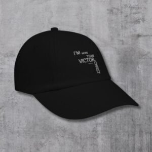 CAPPELLO CON VISIERA "I'M MORE VICTOR IN CHRIST"