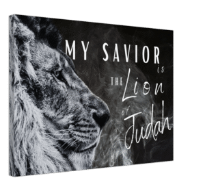 QUADRO SU TELA - LION OF JUDAH