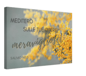 QUADRO SU TELA - SALMO 145:5